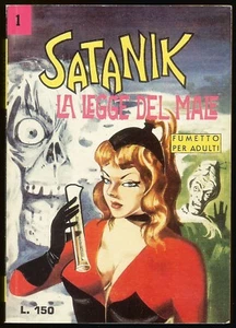SATANIK #1 LA LEGGE DEL MALE Magnus ANASTATICA SPIN OFF 1999 Bunker CORTEGGI - Foto 1 di 10