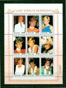 CHAD – 1998–DIANA– VF ** - Picture 1 of 1