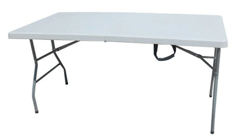 I Giardini del Re 152x76cm Tavolo Pieghevole da Giardino - Bianco (10243)