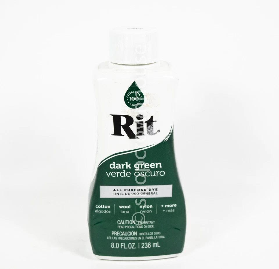 Rit Dye Rit2.35 Rit2 35 Liquid 8 Fluid Oz Dark Green