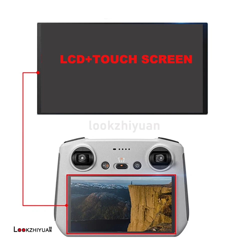 LCD Display Touchscreen für DJI RC Controller DJI Mini 3 Pro Digitizer Baugruppe - Bild 1 von 2