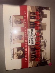 St Louis Cardinals Hall of Fame Canvas Print - SGA 8/26/2017 12"x9" - Picture 1 of 2