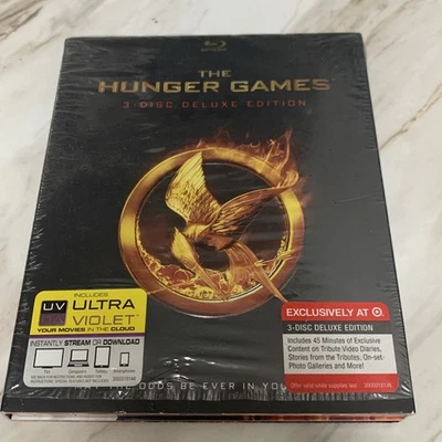 The Hunger Games Blu-ray 3-Disc Deluxe Edition 2012 (Target Exclusive) New - Image 1 of 4