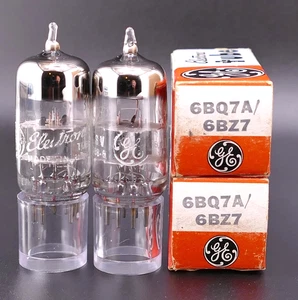 Dos tubos GE 6BQ7A 6BZ7 NUEVOS EN CAJA construcción combinada resultados AMPLITREX - Imagen 1 de 1