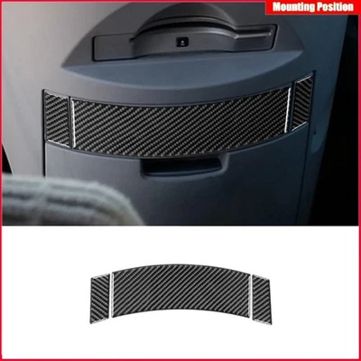 3PCS For Nissan Quest 2004-2006 Central Control Ashtray Trim Cover Carbon Fiber Foto 1 de 4