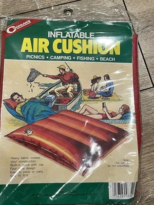 Cojín de aire inflable Coghlan's tela pesada camping playa pesca 15 x 15 NUEVO Foto 1 de 3