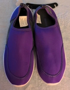 Mädchen Wave Zone Schwimmen Wasser Schuhe Größe 4 Surfer lila grau Strand Neu mit Etikett Strand - Bild 1 von 8