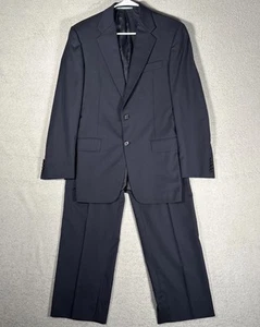 Tuta Hickey Freeman 2 pezzi uomo taglia 38R blu navy Madison - Foto 1 di 18