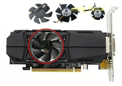 For Original Gigabyte GeForce GTX1050/1050Ti FS1250-S2053A 0.19a 12V Cooling Fan - Image 1 of 3