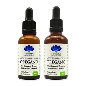 Oregano Oil | Wild Harvested Mediterranean Oil | Min 84% Carvacrol | 30ml | 50ml - Picture 1 of 9