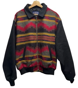 Pendleton Vintage Men's Sz XL Full Zip Aztec Navajo Wool Southwestern Jacket guc - Picture 1 of 9
