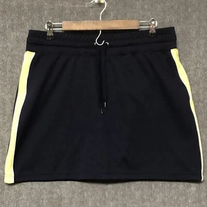 Silverwear Skort Womens Large Blue Tennis Golf Stretch Active Skirt Shorts Navy - Picture 1 of 13