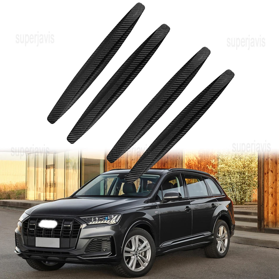 Carbon Fiber Grain Anti-Collision Strip Bumper Protector Sticker For Audi Q7 - Image 1 of 4