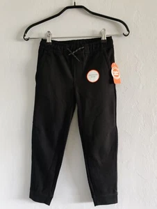 Wonder Nation Boys Black Cargo Pants XS ( 4-5 ) Reinforced Knees New With Tags - Picture 1 of 12