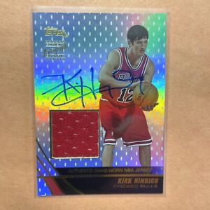 2003-04 Topps Jersey Edition Kirk Hinrich RC Auto /499 Nice!