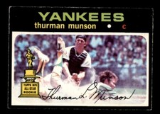 1971 OPC O-Pee-Chee Baseball #5 Thurman Munson EX