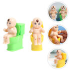 2 Pcs Plastic Toilet Doll Child Kids Peeing Boy Squirter Toys