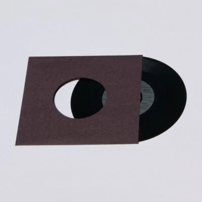 MARI-MEDIENVERPACKUNGEN 300 uds antracita/negro Premium Single 7" discos fundas interiores 80 gr.