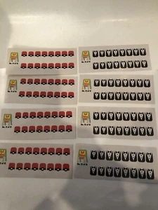 Pokemon & Tuxedo Finger Nail Stickers Set of 8 sticker sheets - Picture 1 of 3