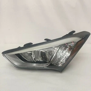 HYUNDAI SANTA FE SPORT HEADLIGHT LEFT SIDE 2013 2014 2015 LED OEM - Picture 1 of 9