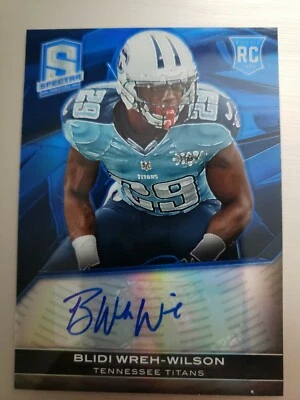 BLIDI WREH-WILSON 2014 TOPPS SPECTRA BLUE ROOKIE AUTO #'D 27/99. CARD# 113 NEW - Image 1 of 2
