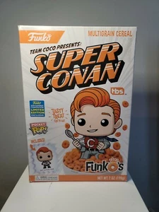 2019 Super Conan Funko’s Cereal With Funko Pocket Pop Figure Limited O'Brien - Picture 1 of 6