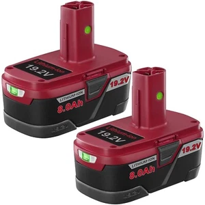 2x 19.2V PP2030 For Craftsman C3 8.0Ah Lithium-Ion XCP Battery 11375 130279005 - Picture 1 of 13