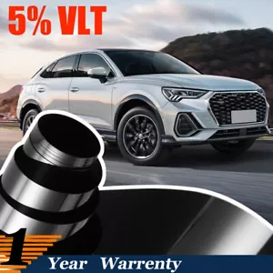 300CM Uncut Roll Window Tint Film 5% VLT 20" x 10ft Feet Car Home Office Glass - Foto 1 di 9