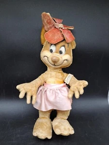 Vintage 1948 LuLu-Belle By Gund Bongo Bear Plush Walt Disney Productions 12" - Picture 1 of 16