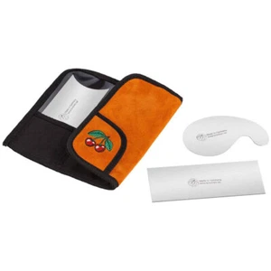 Kirschen 3823000 Scraper Set 3 Piece in Velour Leather Case - Picture 1 of 2
