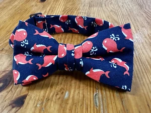 Men Bow Tie Blue Whale Bowtie Adjustable Formal Wedding Party Necktie Bow Tie - Picture 1 of 4