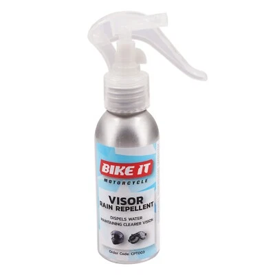 Bike It Motorcycle Motorbike Helmet Visor Rain Repellent 75ml - Image 1 of 2