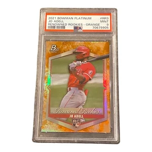 2021 Bowman Platinum Jo Adell Renowned RC ORANGE Serial #1/25 RR-3 PSA 9 - Picture 1 of 2