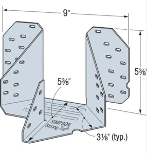 Simpson THJA26 Multiple-Truss Hip/Jack Hanger 14 Gauge Galvanized - Picture 1 of 7