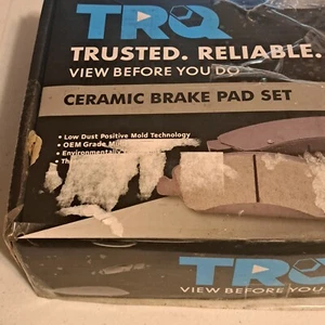 TRQ BFA12800 Fits Mercedes-Benz C300 4Matic E300💥 Ceramic Front Disc Brake Pads - Picture 1 of 21
