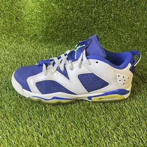 Nike Air Jordan 6 Low Jungen Größe 6Y Blau Weiß Sportschuhe Sneaker 768881-106 - Bild 1 von 12