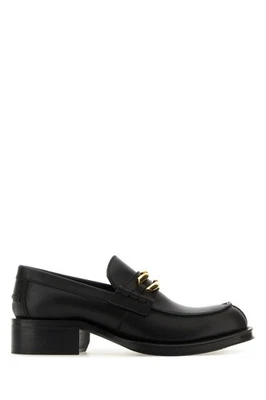 Lanvin Medlley Black Leather Loafers New & Authentic - Image 1 of 4