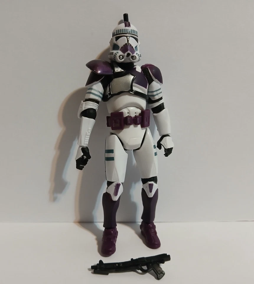 Figura de 3,75" pulgadas Star Wars Clone Trooper Mace Windu's 187th Attack Battalion Foto 1 de 4