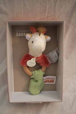 Sonajero bebé jirafa sabana Couleur's NUEVO EN CAJA Foto 1 de 2