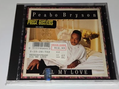 Peabo Bryson "All My Love" CD 10 Songs 1989 Capitol Records *NEW/SEALED* - Image 1 of 4