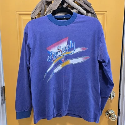 Camisa De Colección Air Supply Power Of Love Tour 1985 Manga Larga Unisex Talla Grande Foto 1 de 4