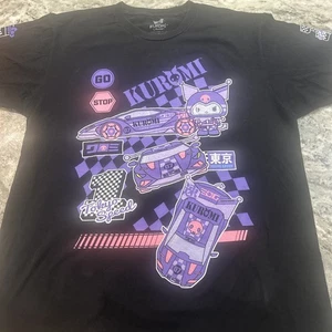 Kuromi Tokyo Speed XL Black Shirt Anime Short Sleeve - Picture 1 of 6