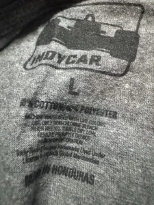 indy 500 abbigliamento maglietta grigia taglia grande - Foto 1 di 5