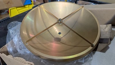 Qty (1) mWave Industries High Perf Parabolic Antenna 71-86GHz 1ft HAP Reflector - Image 1 of 4