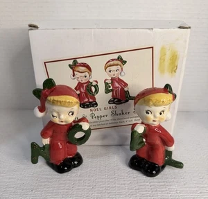 Shaker sale e pepe NOEL vintage natalizio ragazzo e ragazza - Foto 1 di 6