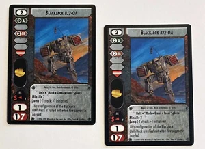 Blackjack BJ2-OA (2) Battletech CCG Crusade 'Mech - Picture 1 of 3