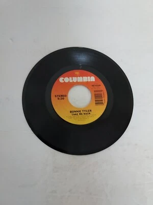 45 RPM Vinyl Record Bonnie Tyler Take Me Back  VG Foto 1 de 4