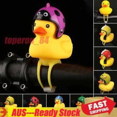 Bicycle Bell Duck Light Bike Horn Bell Cartoon Helmet Bike Motorcycle Handlebar - image 1 of 4
