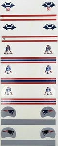 New England Patriots Helmet Logo Timeline Custom Gumball Decal - Picture 1 of 1