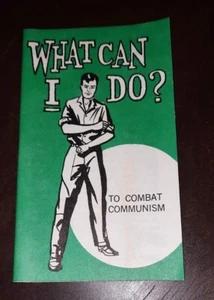 What Can I Do To Combat Communism Pamphlet Booklet - Picture 1 of 3
